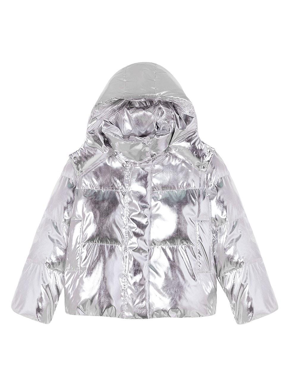 Womens Silver Hooded Jacket product image