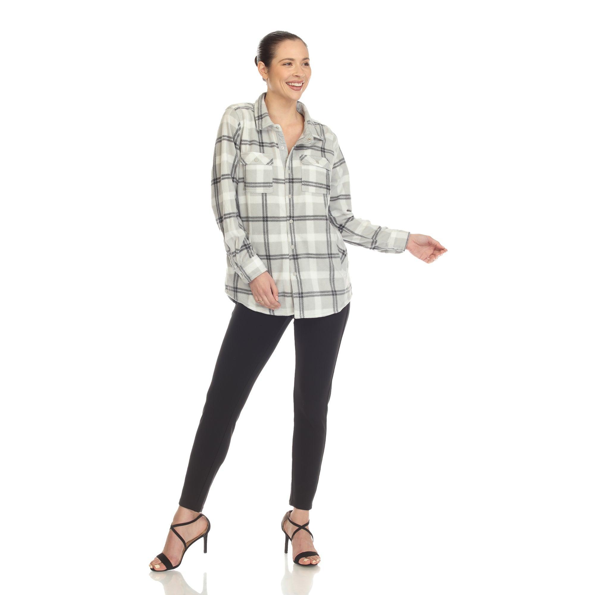 Women's Flannel Plaid Shirts Product Image