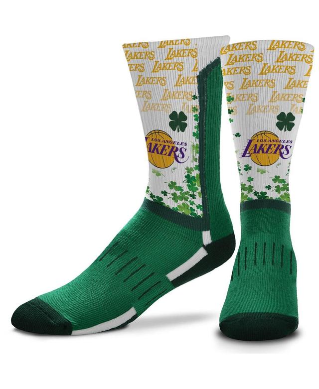 Mens For Bare Feet Dallas Mavericks Four Leaf St. Patricks Day V-Curve Crew Socks Product Image