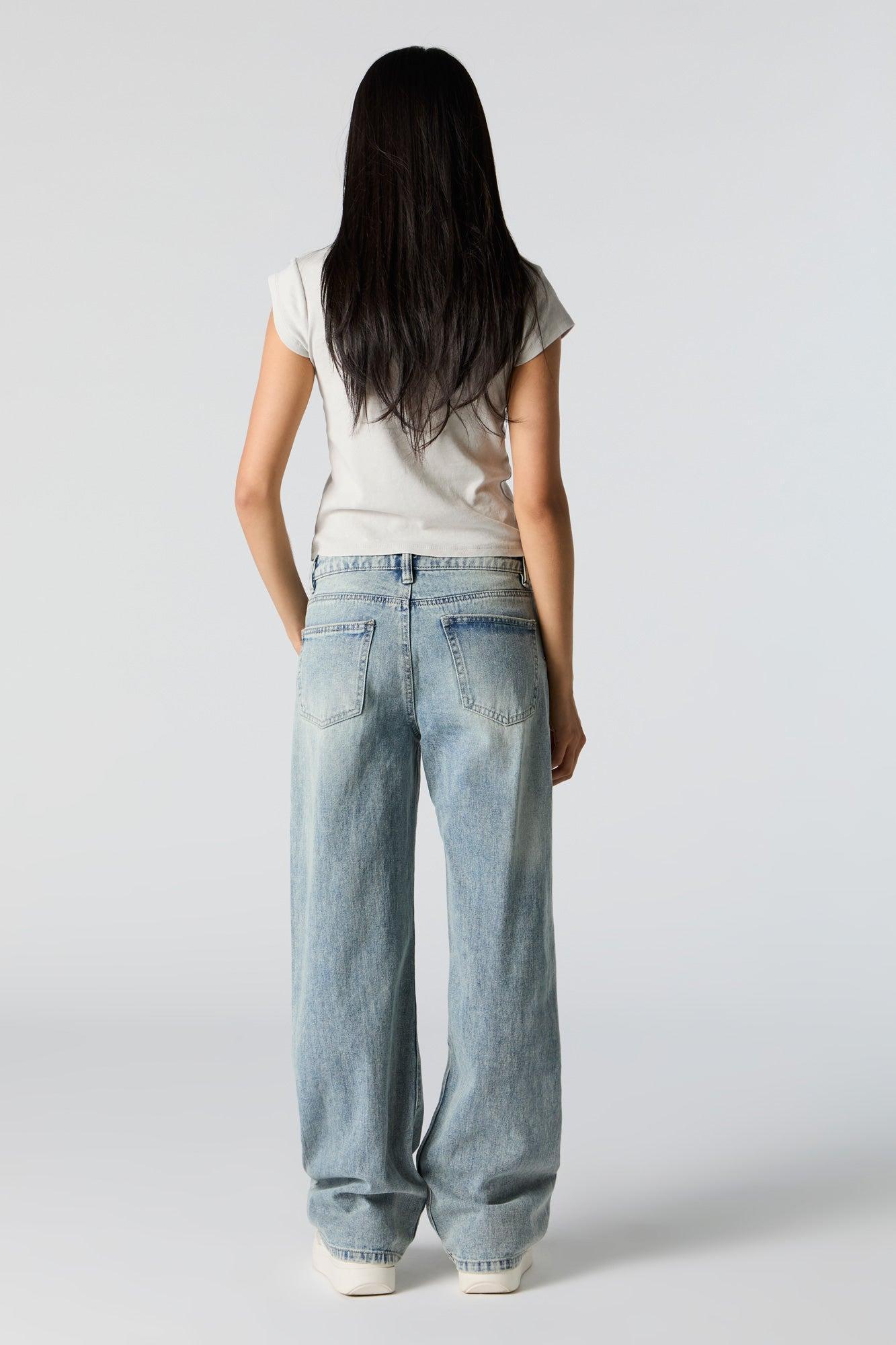 Vintage Low Rise Distressed Skater Jean Female Product Image