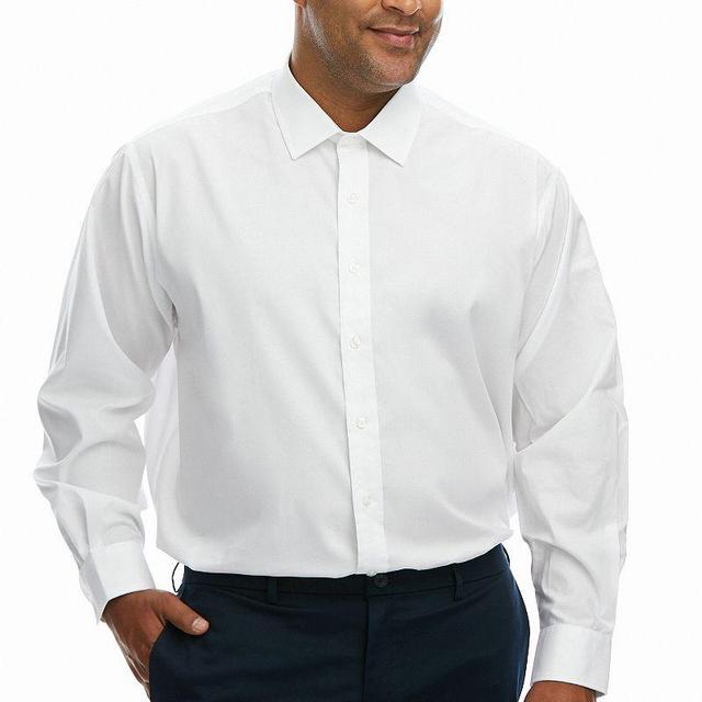 Big & Tall Haggar Premium Comfort Wrinkle Resistant Dress Shirt, Mens Product Image