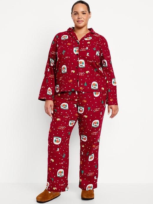 Flannel Pajama Set for Women Product Image