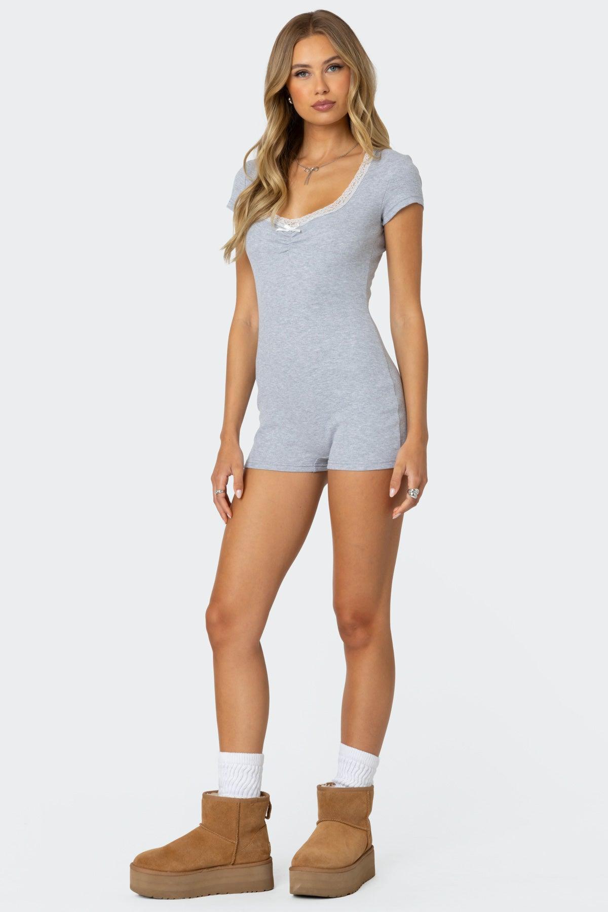 Lincoln Ribbed Romper Product Image