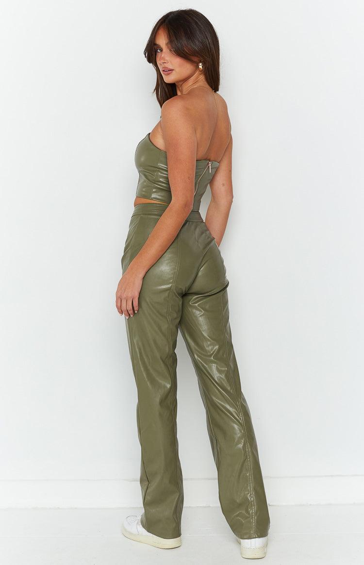 Addie Green PU Pants Product Image