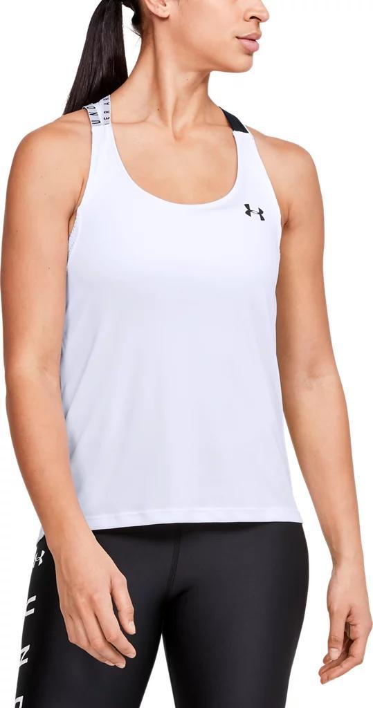 Women's HeatGear® Armour Wordmark Double Strap Tank Product Image