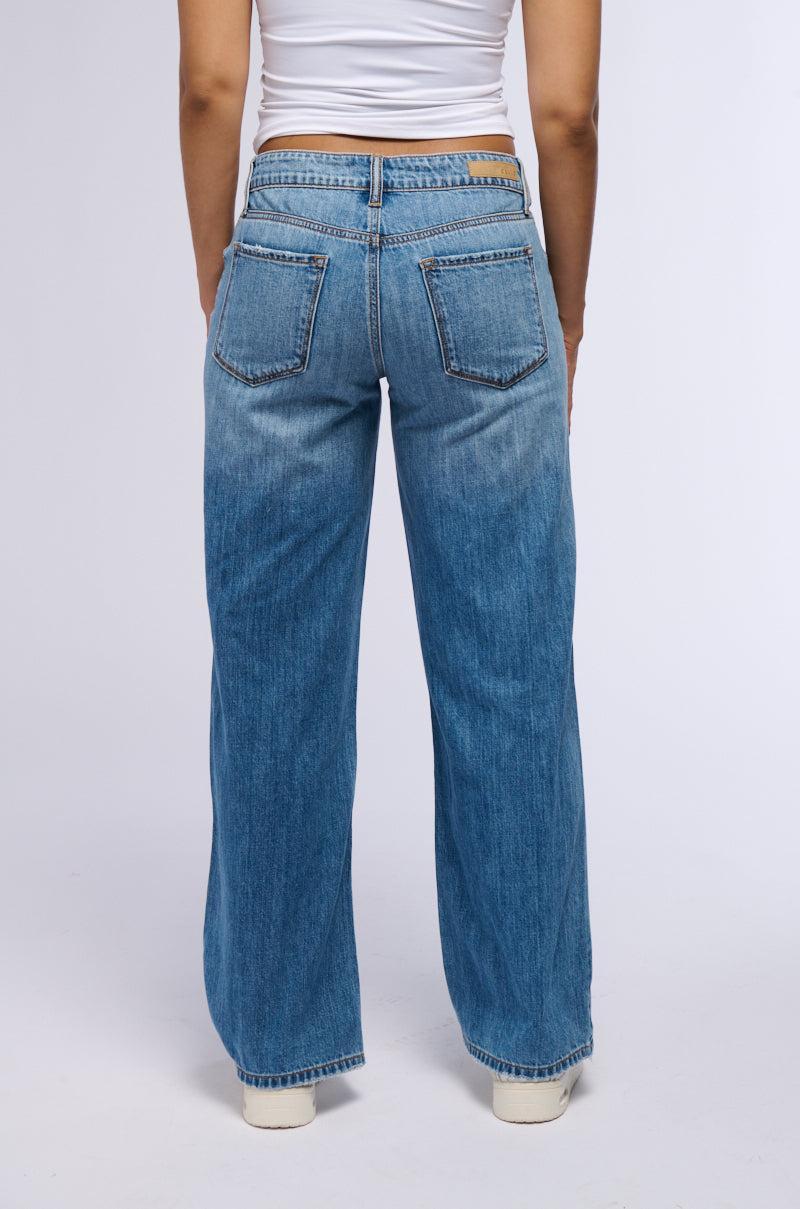 ALIVE AND WELL MID RISE DENIM PANT Product Image