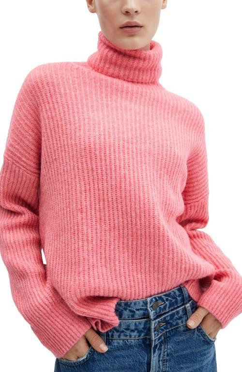 MANGO Side Slit Turtleneck Sweater product image