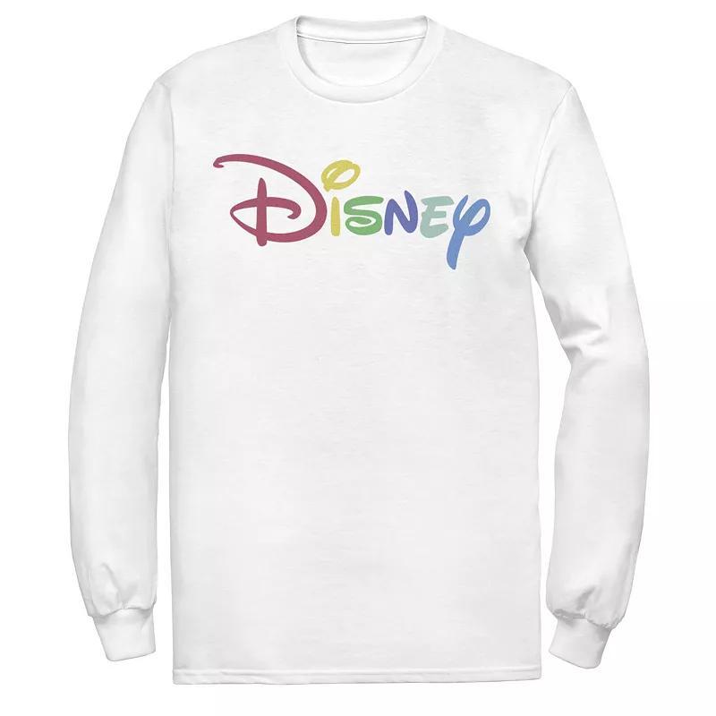 Mens Disney Rainbow Logo Tee Product Image