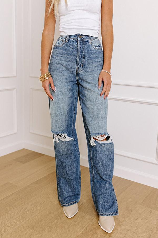 The Aubrielle High Waist Relaxed Jean Product Image