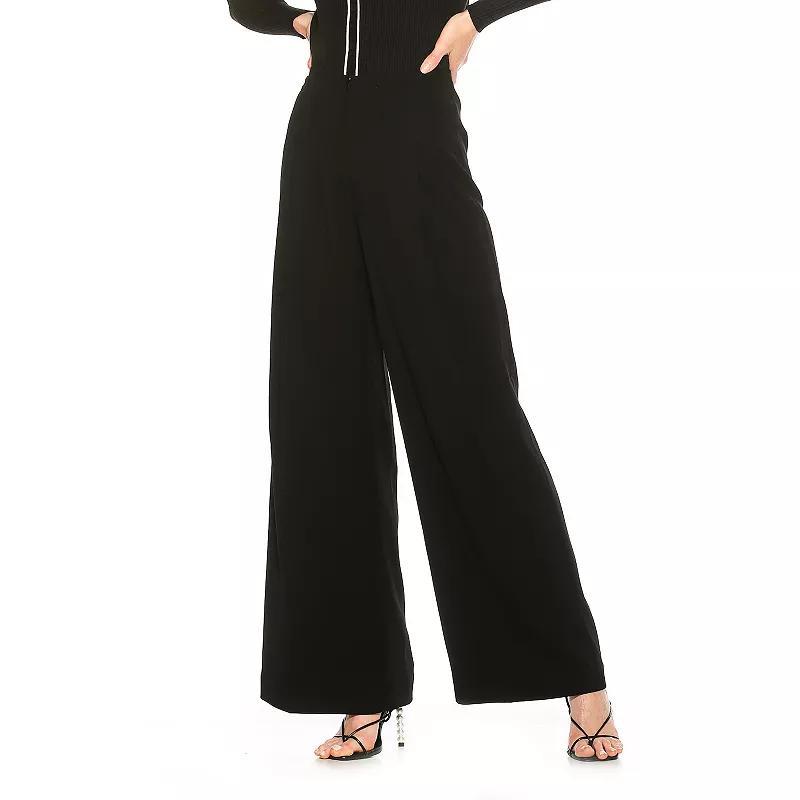 Womens ALEXIA ADMOR Rover Wide Leg Mid Rise Pants Product Image