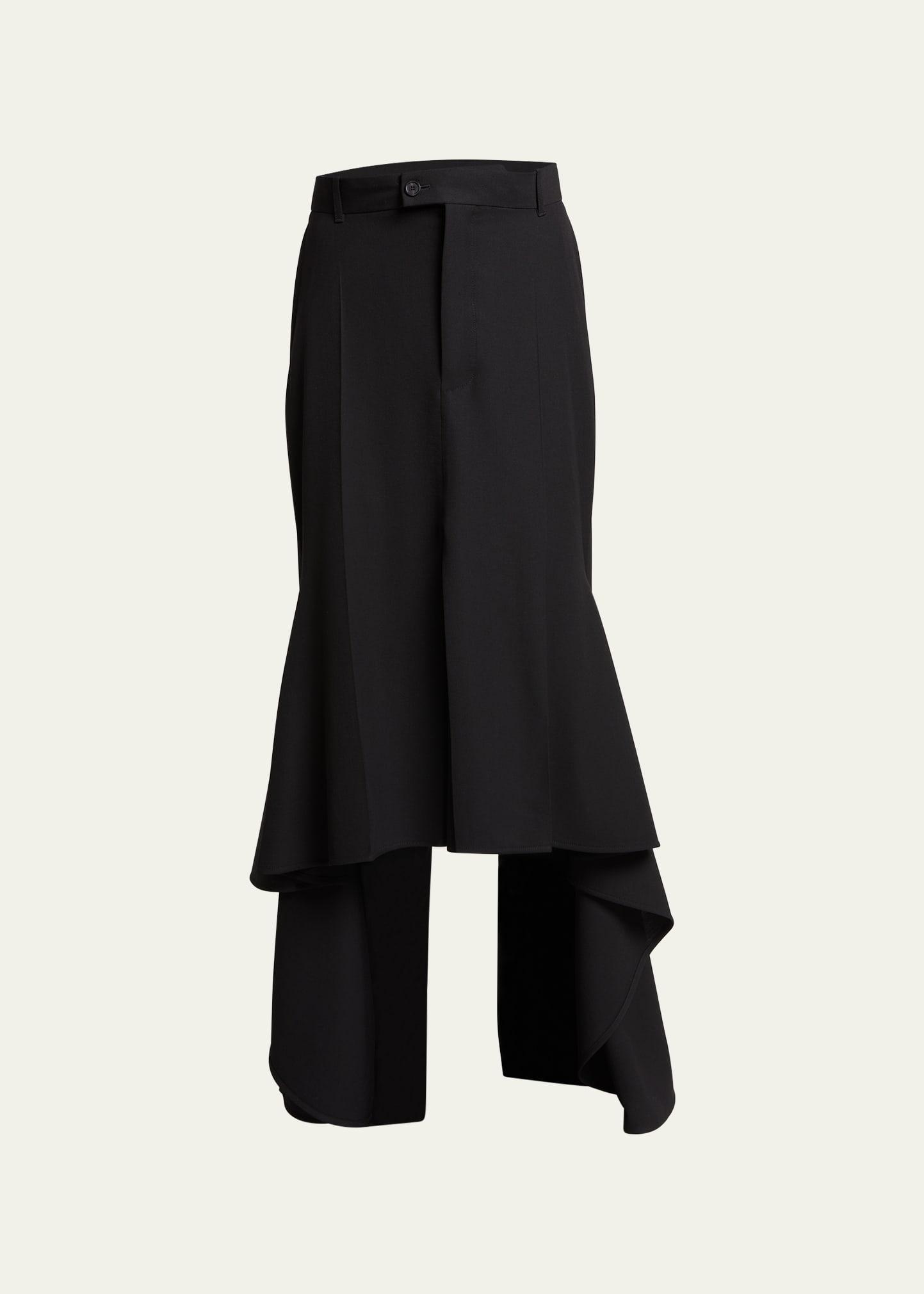 High-Low Godet Skirt Product Image