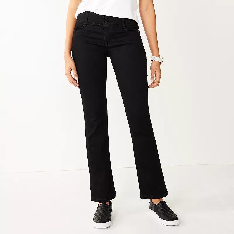 Womens Nine West Tummy-Control Bootcut Jeans Product Image