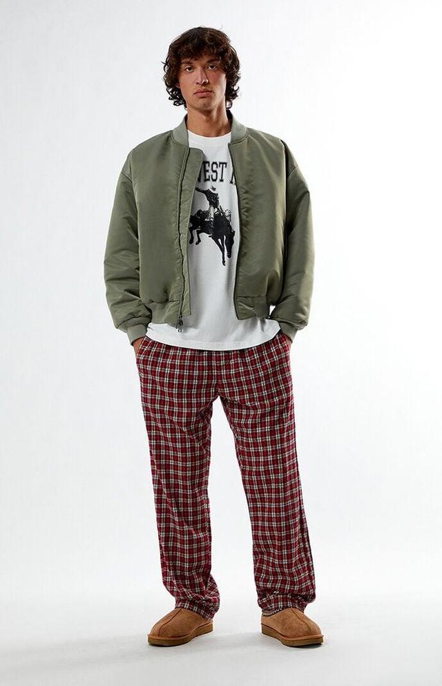 Men's Plaid Pajama Pants - Product Image