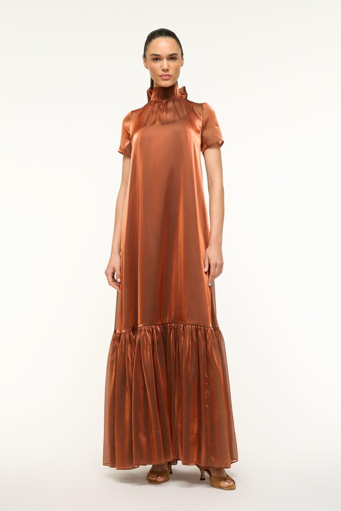 CALLUNA DRESS | IRIDESCENT CACAO Product Image