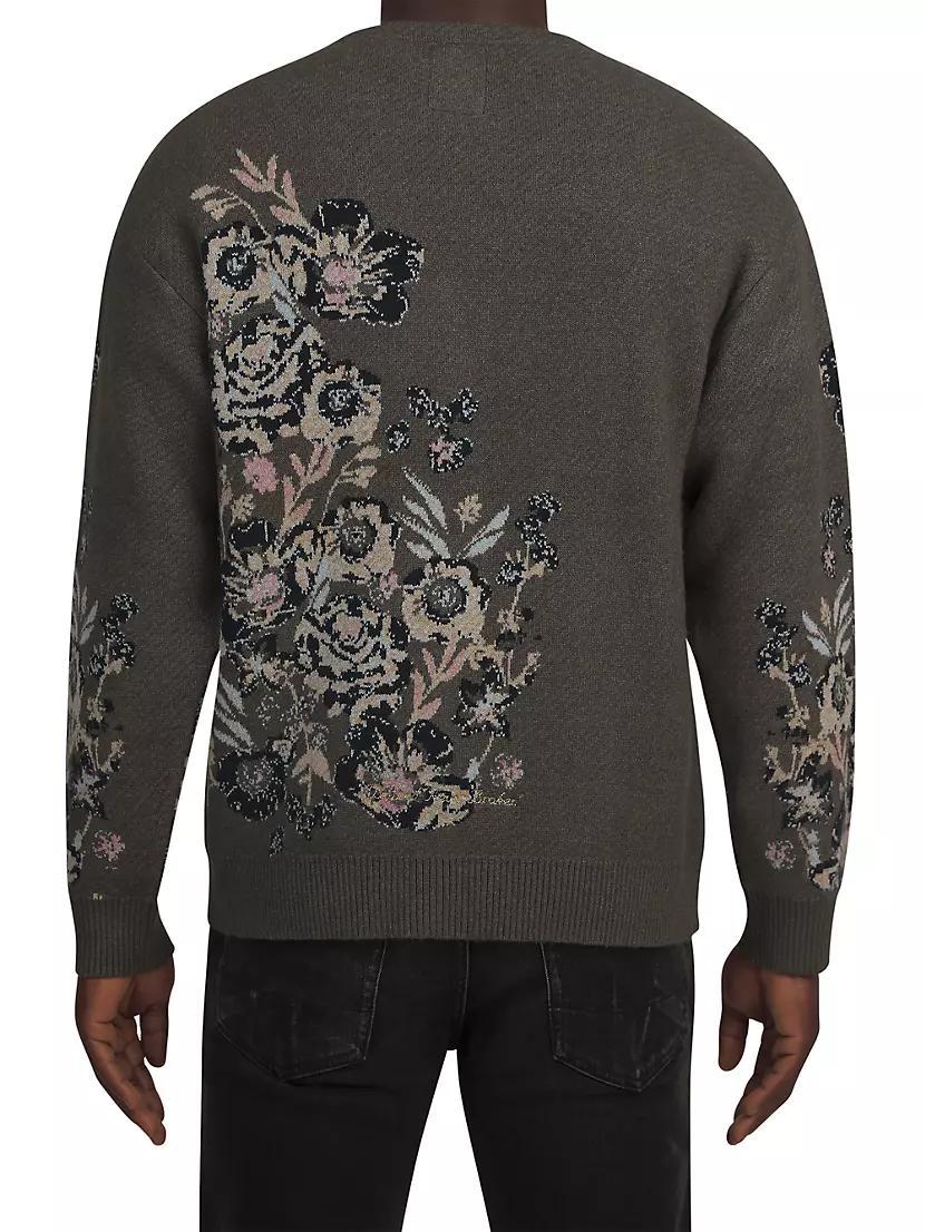 Floral Jacquard Cardigan Product Image