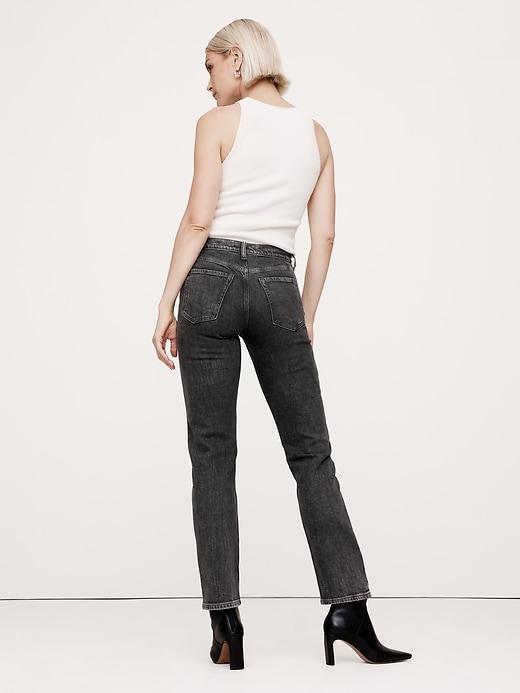 High-Rise Straight Jean Product Image