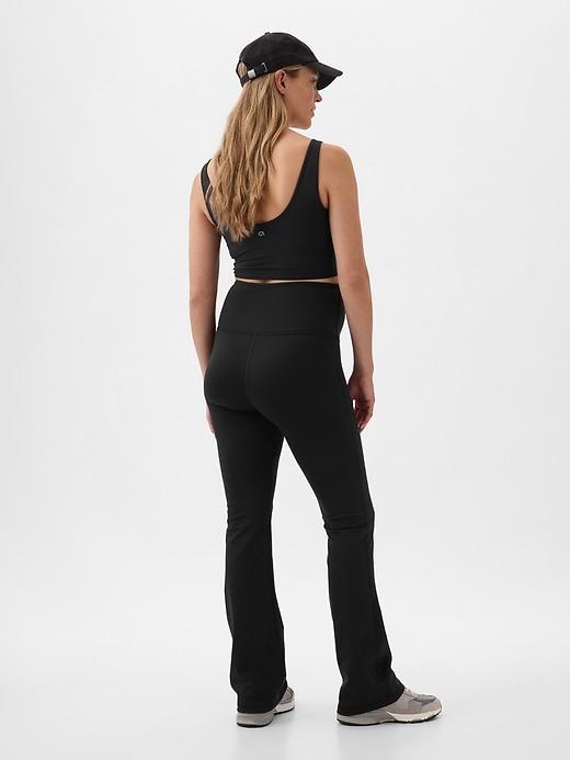 Maternity Power Full Panel Flare Leggings Product Image