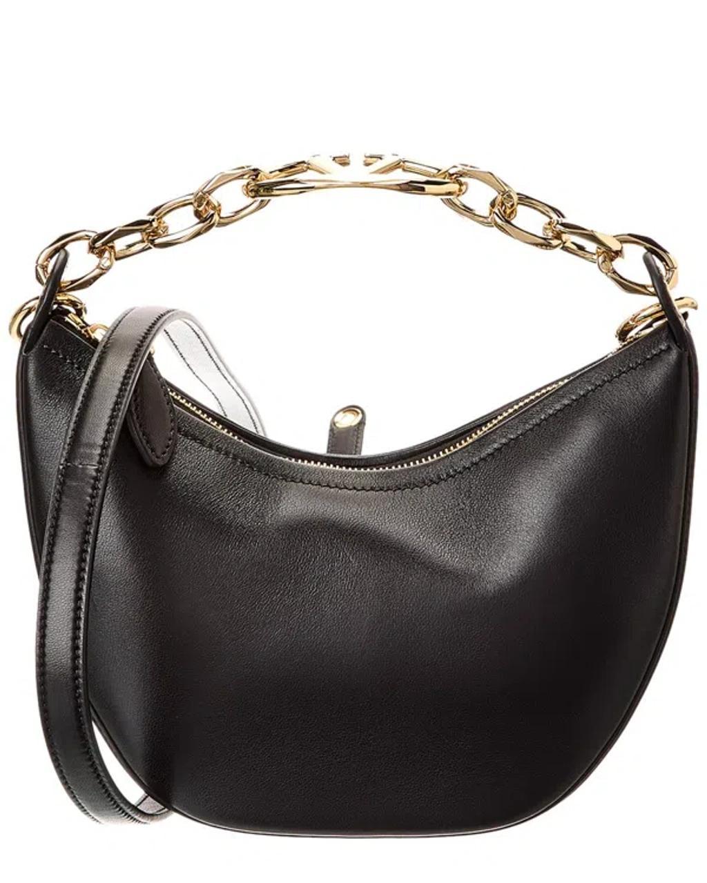 VALENTINO GARAVANI Small Moon Hobo Bag In Black Product Image