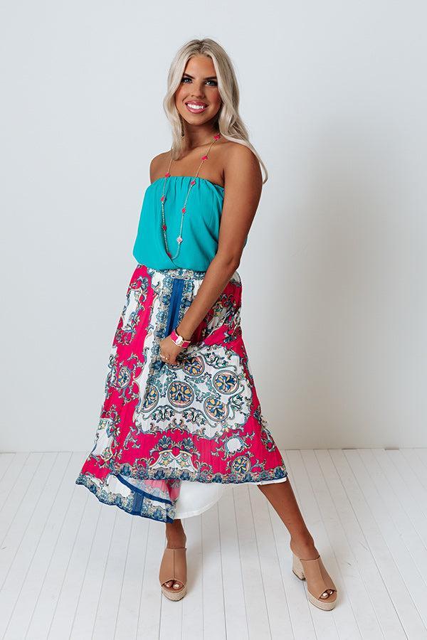 Take Me To Tortuga Pleated Skirt product image