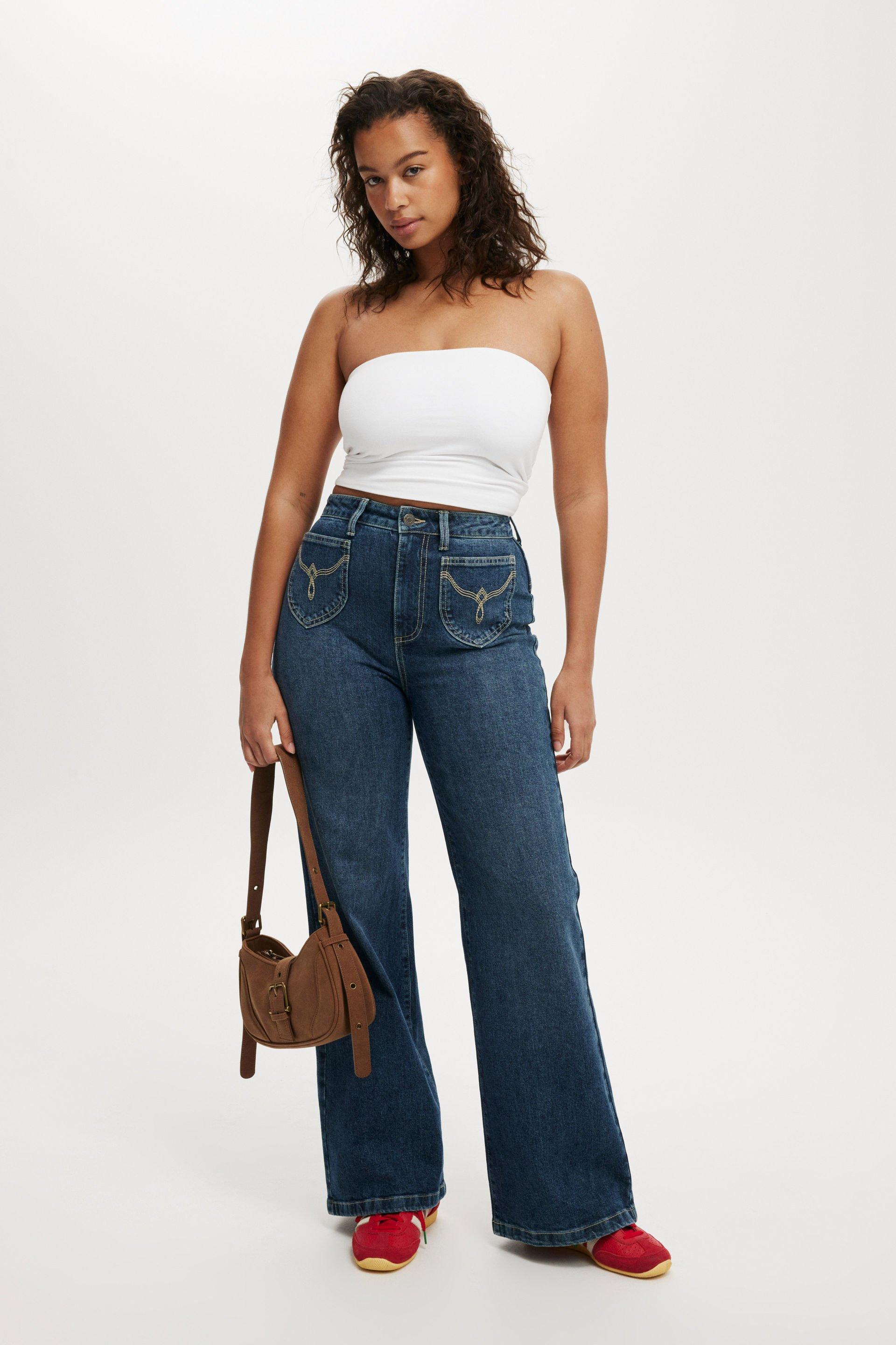 Curvy Stretch Wide Jean Product Image