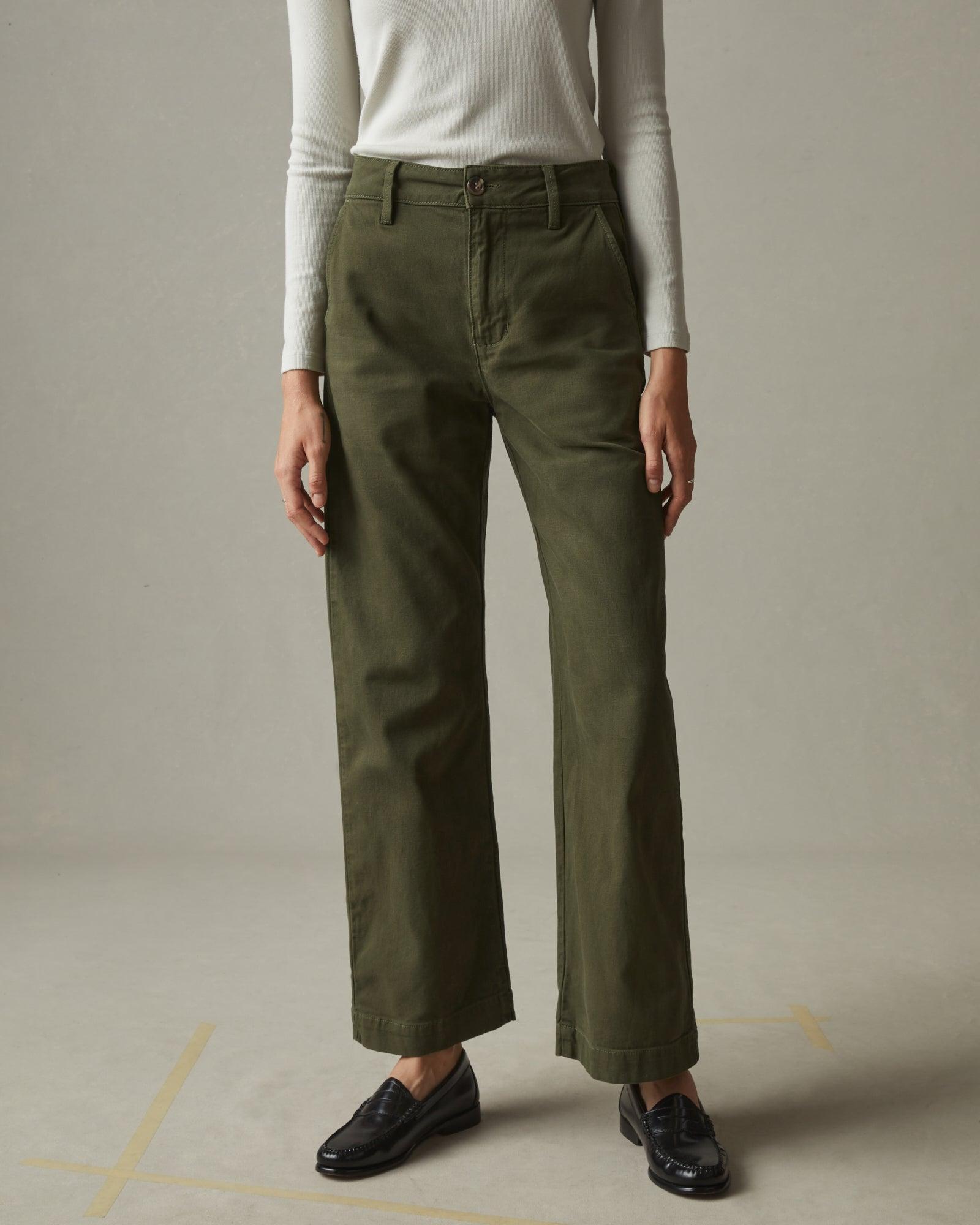 Wide Leg Pant - Moss Female Product Image