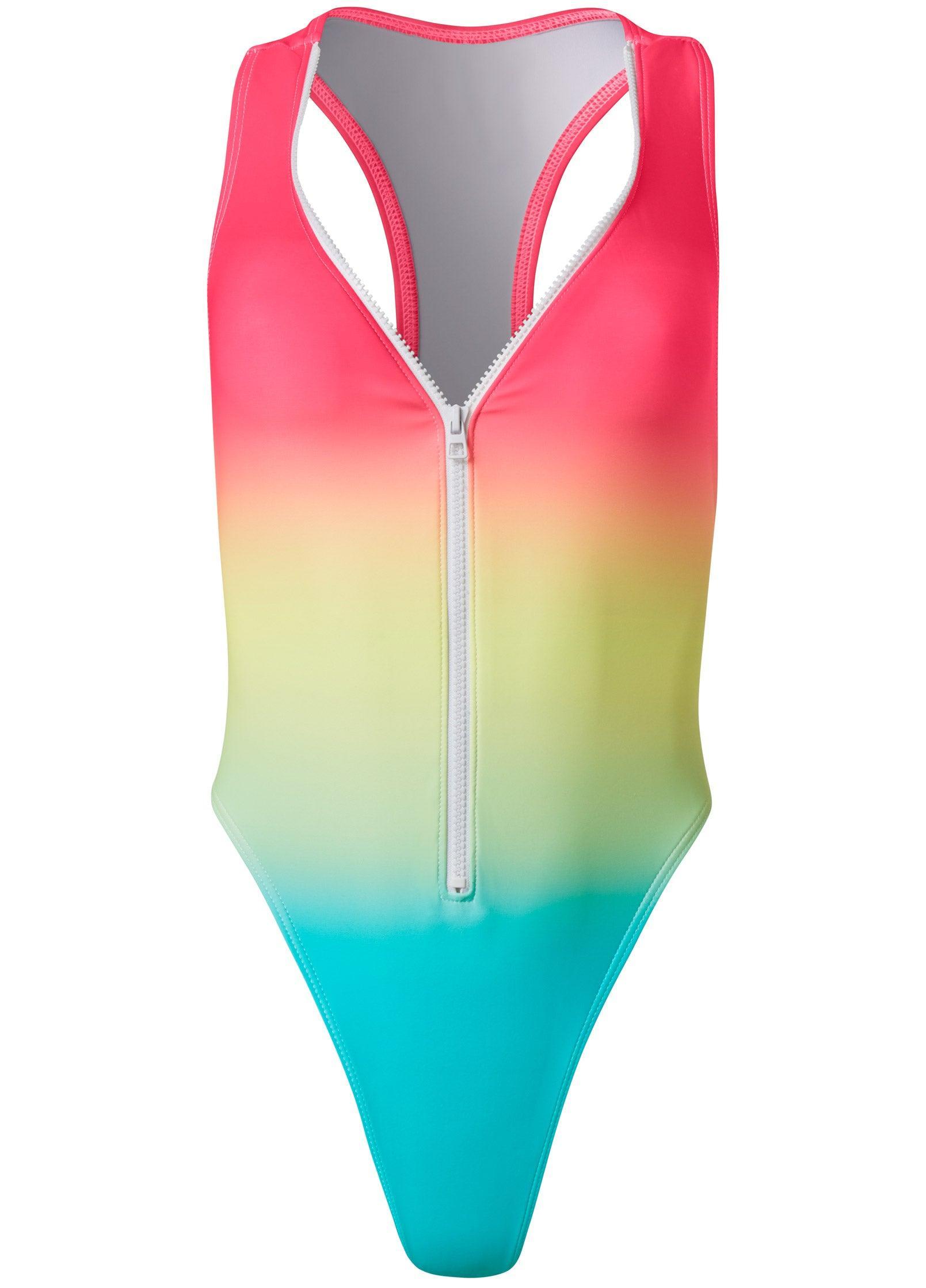 Ultra High Leg One-Piece - Sunset By The Sea Product Image