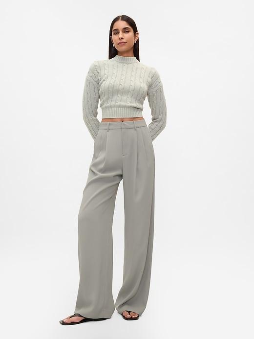 365 High Rise Pleated Trousers Product Image