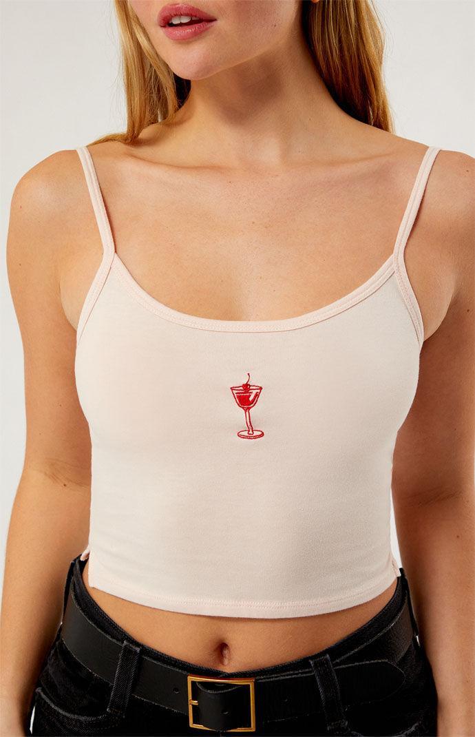 Womens Cherry Cocktail Tank Top Product Image