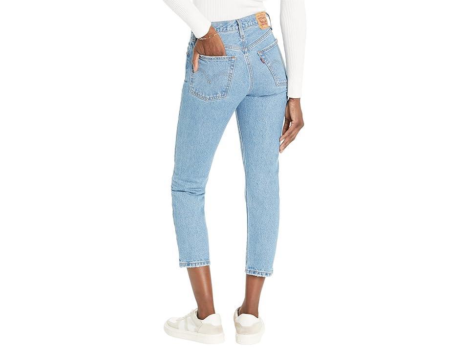 Levis 501 High Rise Cropped Straight Leg Jeans Product Image