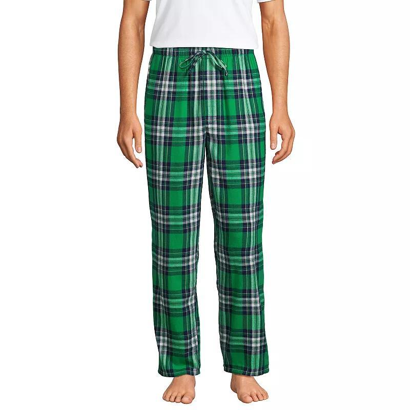 Mens Lands End Flannel Pajama Sleep Pants Product Image