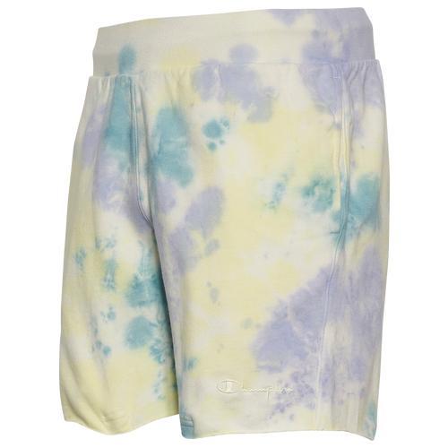 Champion Mens Sunwash Dye Shorts - Yellow/Multi Product Image