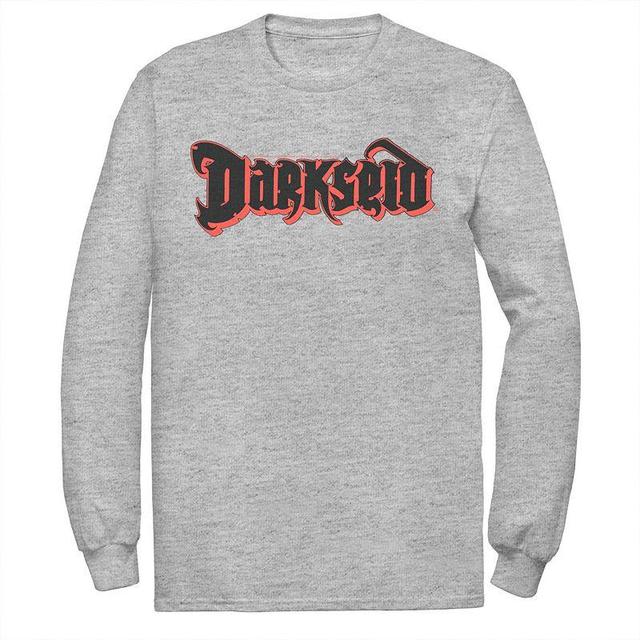 Mens DC Comics Darkseid Text Logo Poster Tee Athletic Grey Product Image