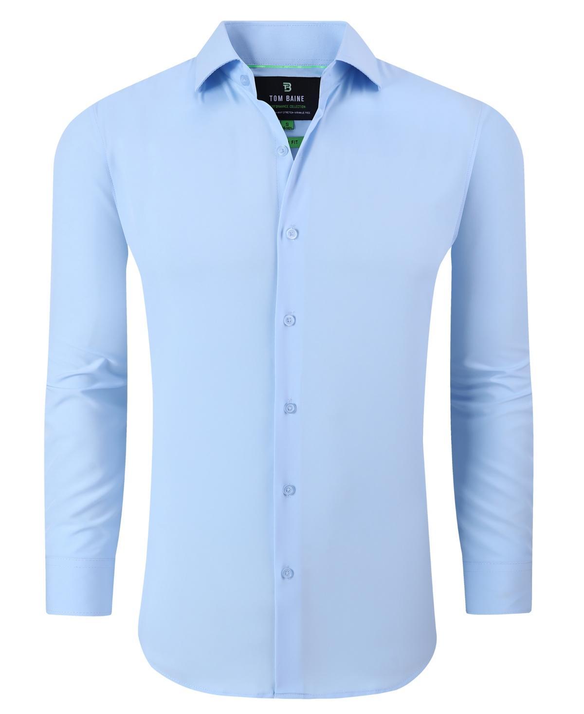 Tom Baine Mens Performance Stretch Solid Button Down Shirt Product Image