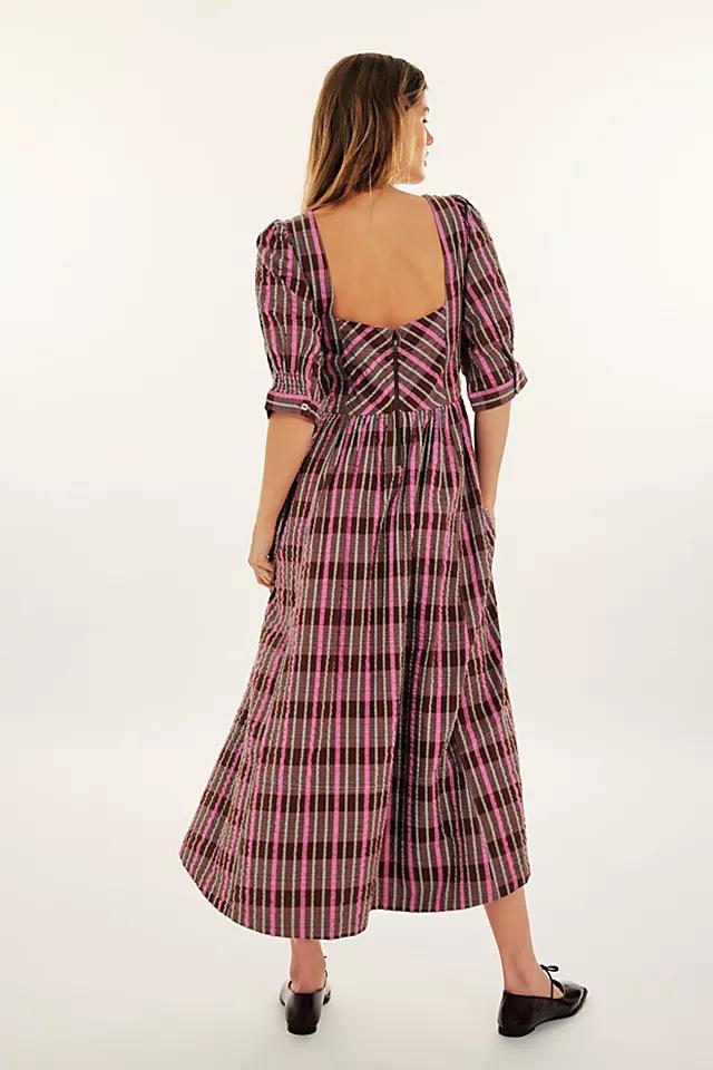 Tulie Plaid Midi Dress Product Image