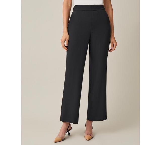 Kasper Womens Pull-On Straight-Leg Pants Product Image