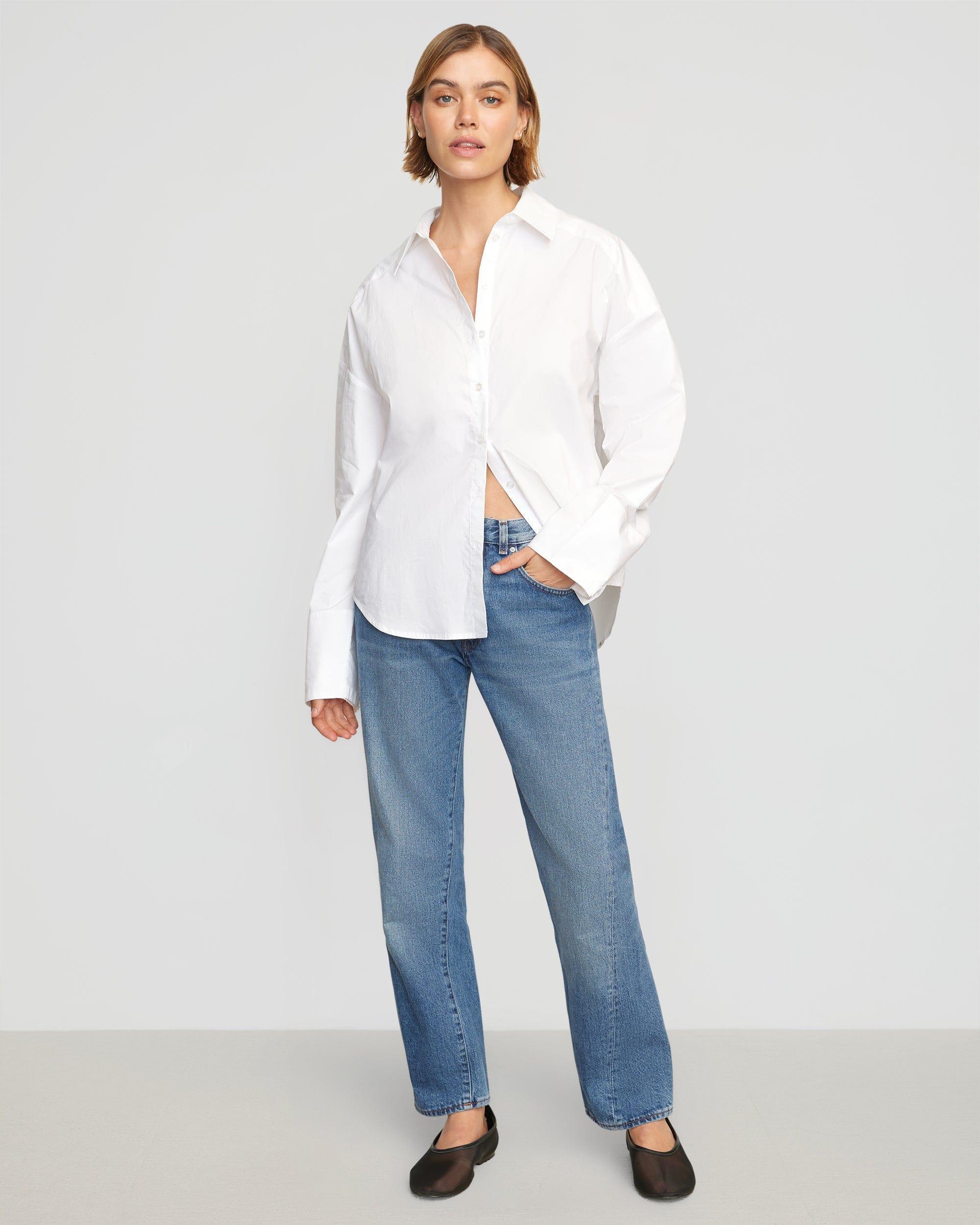 Cleo Oversized Split-Back Shirt Product Image