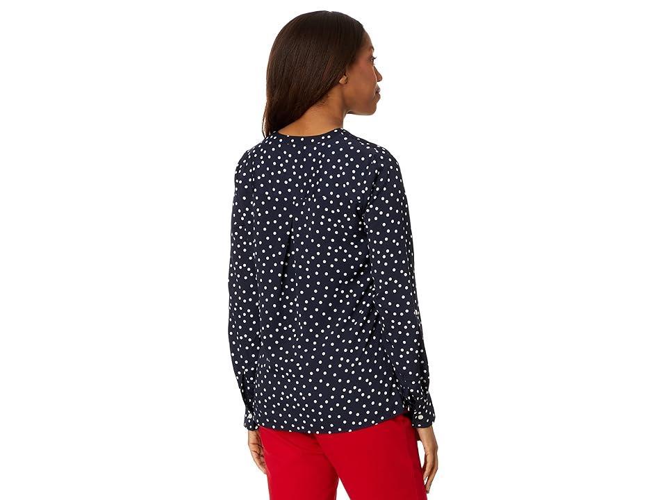 Tommy Hilfiger Womens Polka-Dot Popover Tunic Product Image