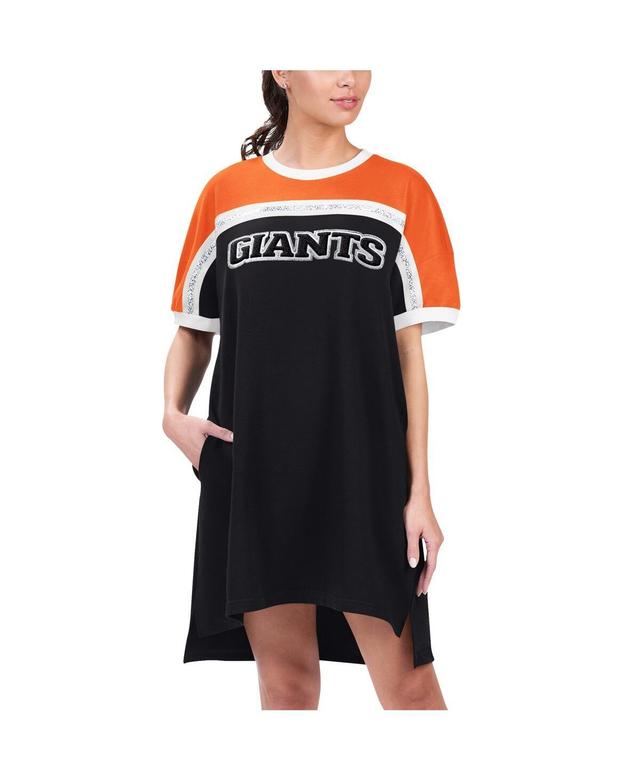 Womens G-III 4Her by Carl Banks /Orange San Francisco Giants Circus Catch Sneaker Dress Product Image