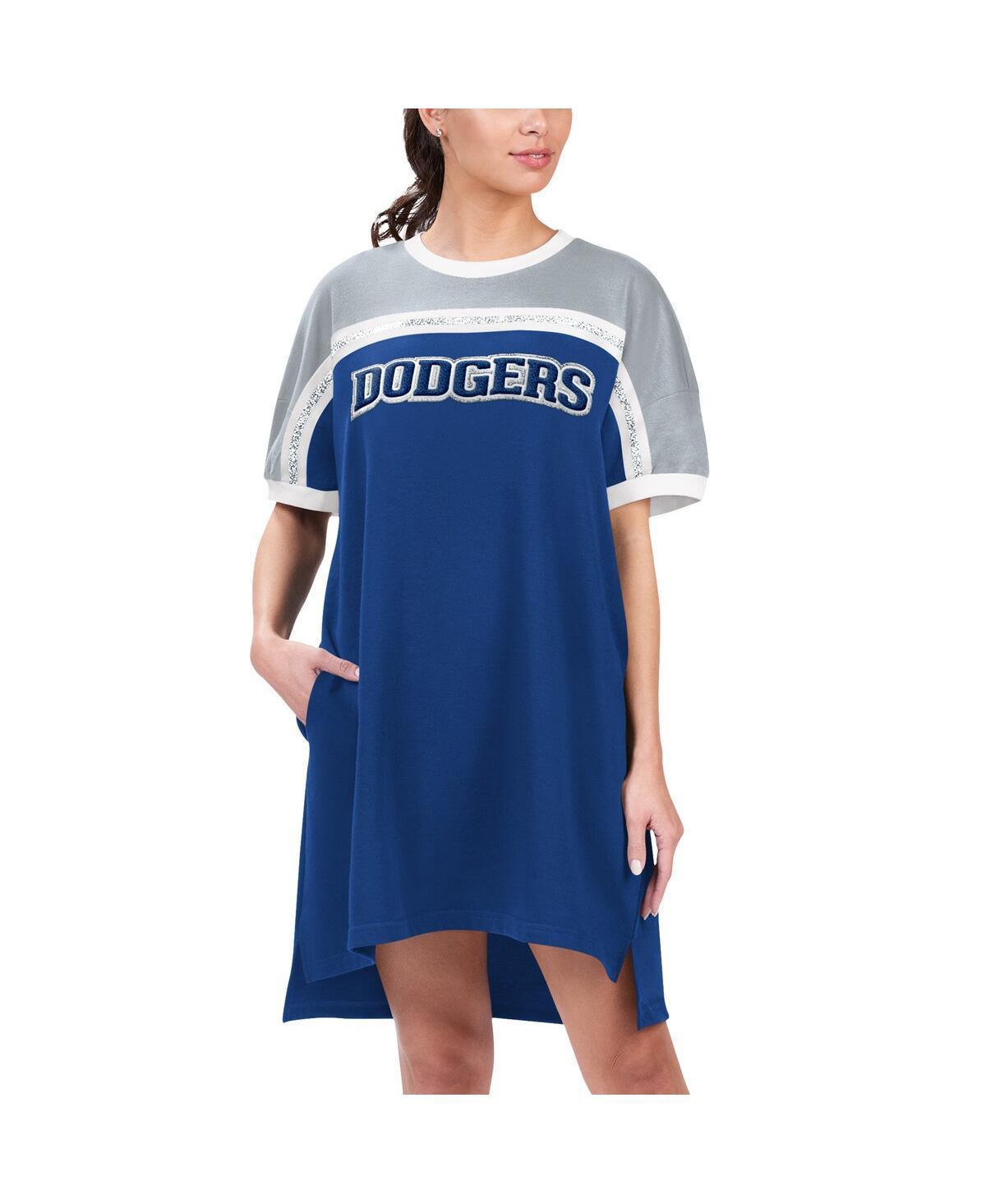 Womens G-III 4Her by Carl Banks /Gold San Diego Padres Circus Catch Sneaker Dress Product Image