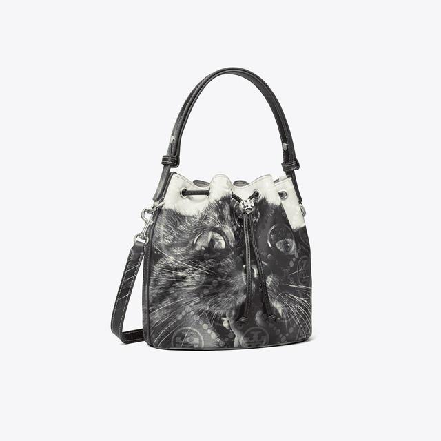 T Monogram Cat Print Bucket Bag Product Image