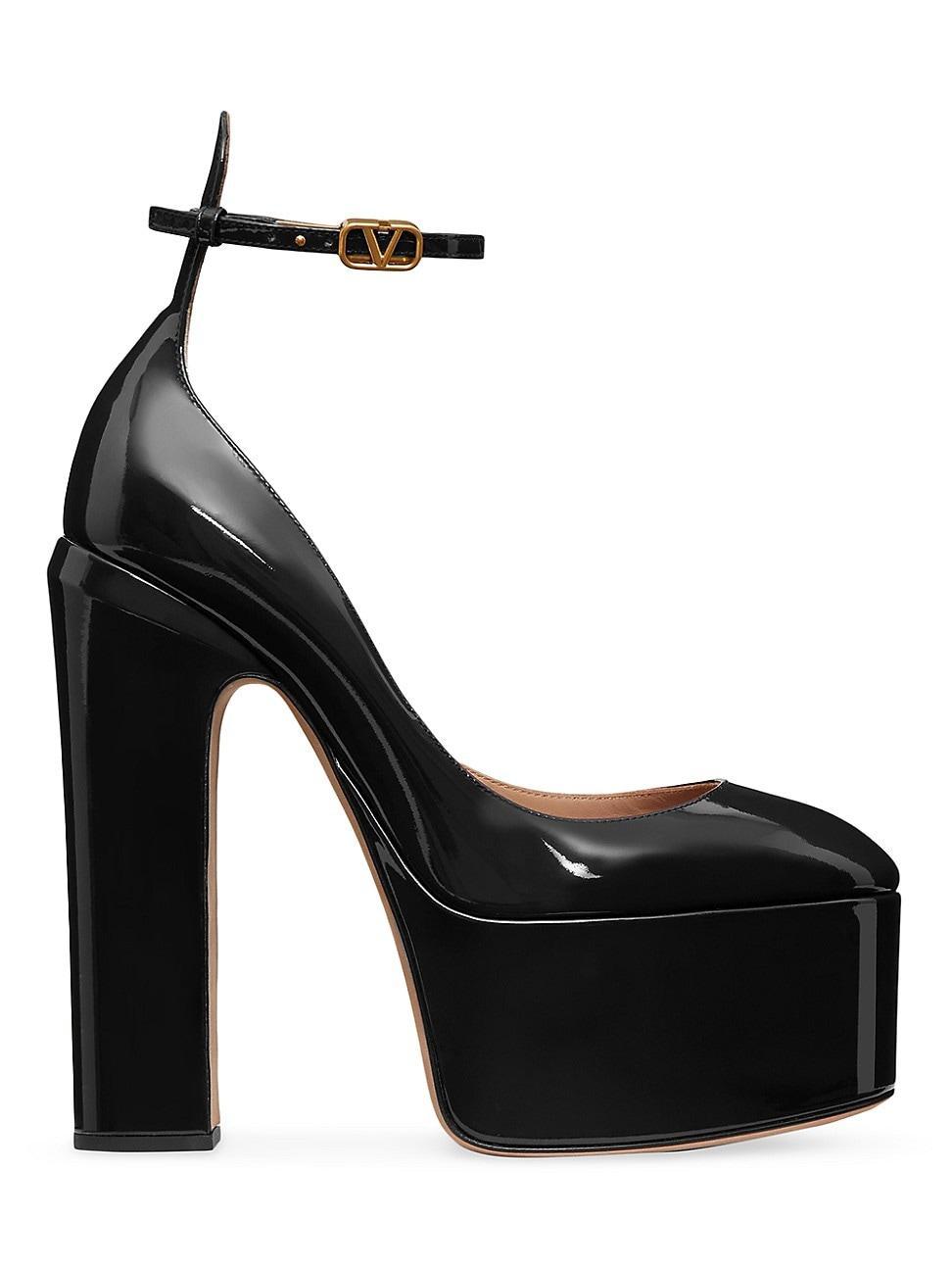 Womens Tan-Go Platform Pumps In Patent Leather 155 MM Product Image