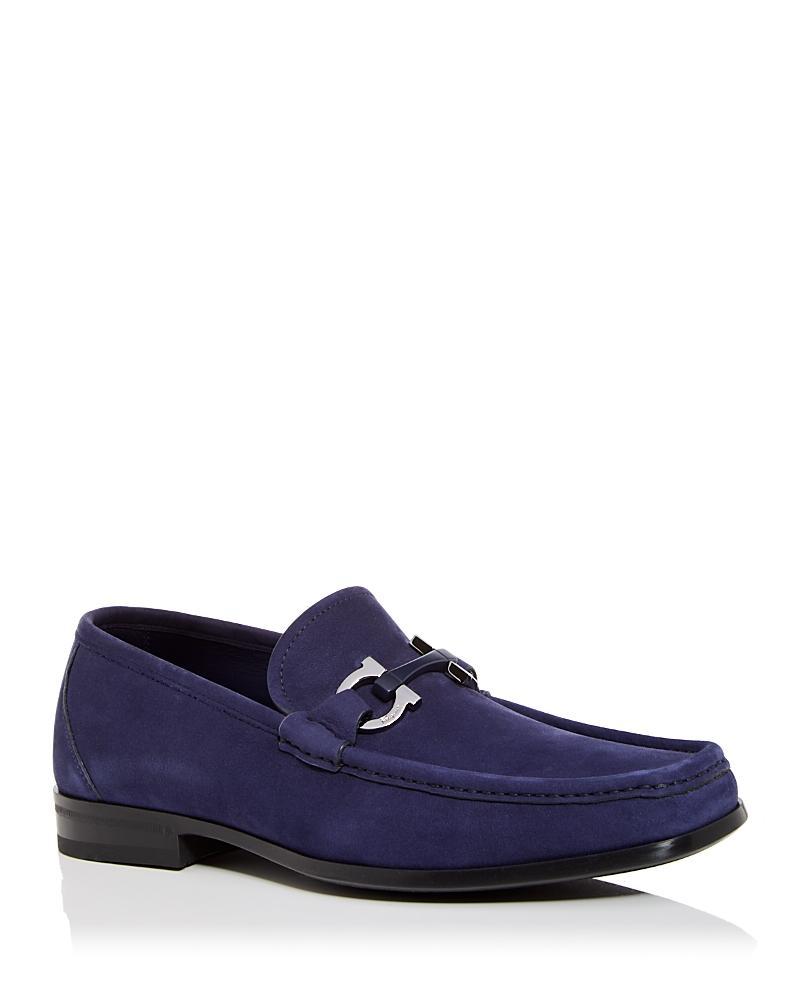 Ferragamo Mens Grandioso Gancini Bit Loafers Product Image