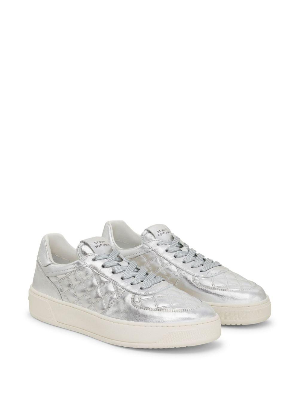 Sw Courtside Sleek Sneakers In Silver Product Image