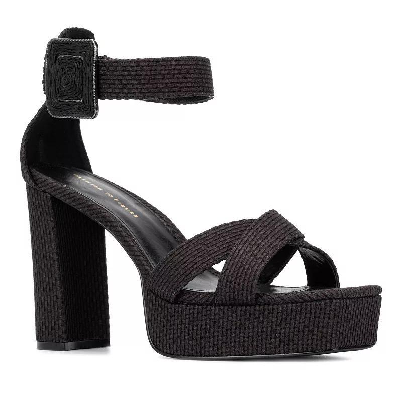 Fashion To Figure Womens Layla Wide Width Heels Sandals Product Image