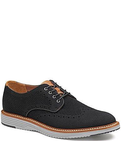 Johnston & Murphy Mens Upton Knit Wingtip Dress Shoes Product Image