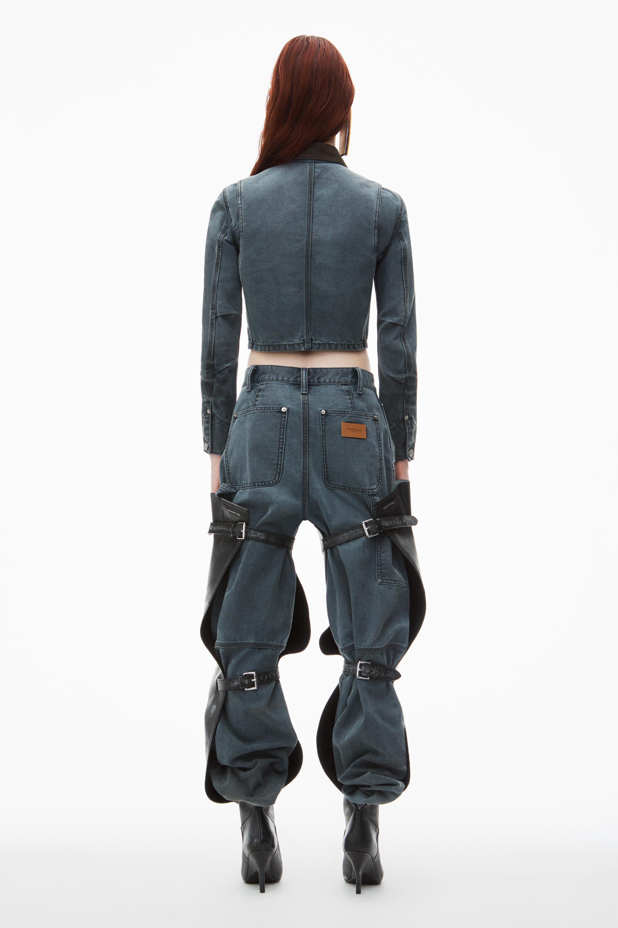 Shrunken Workwear Jacket In Denim Product Image