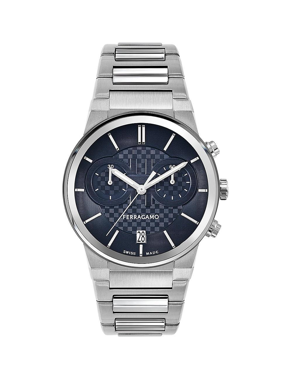 FERRAGAMO Sapphire Chronograph Bracelet Watch, 41mm Product Image