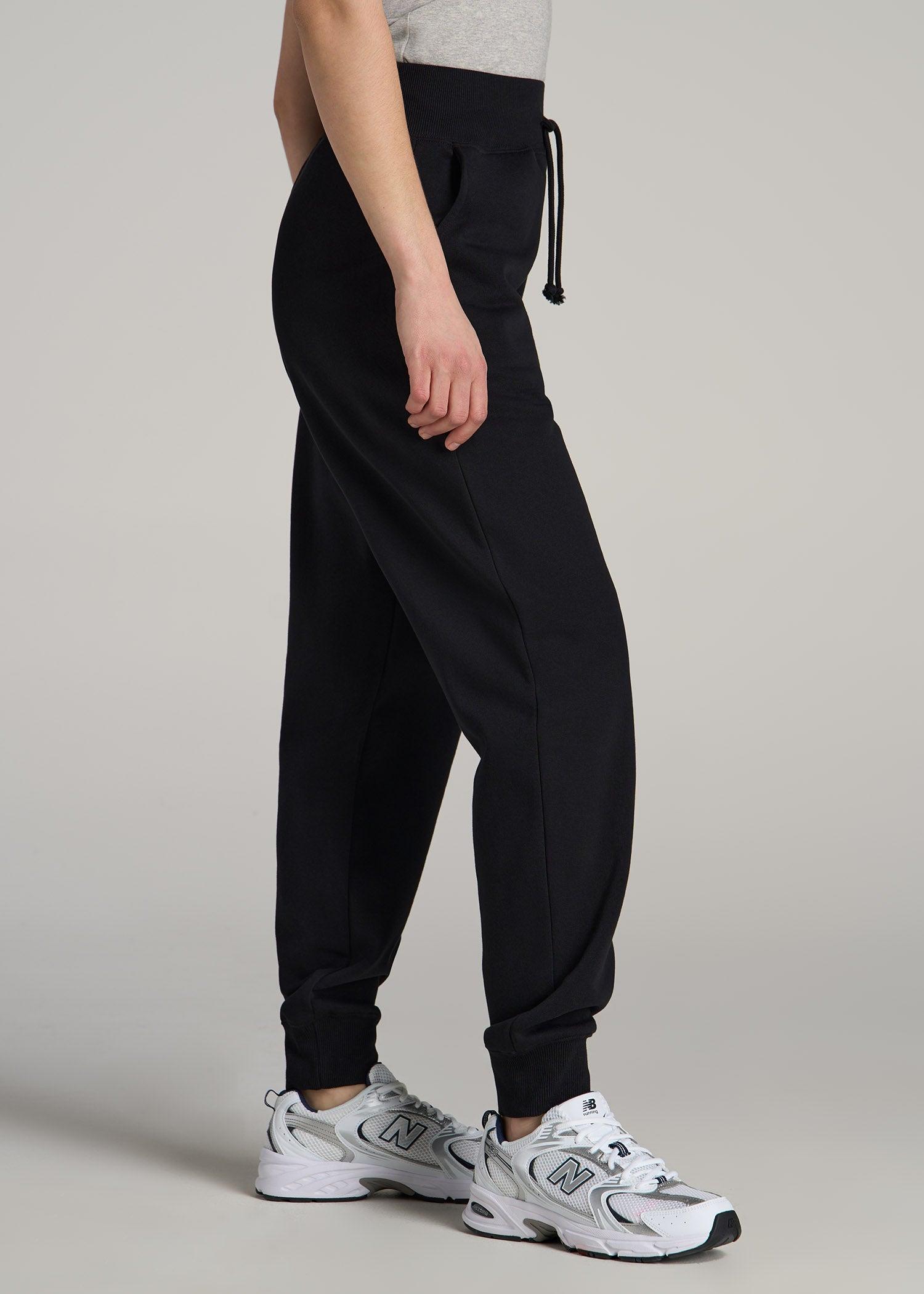 A.T. Basics Athletic Joggers for Tall Women in Black Female Product Image