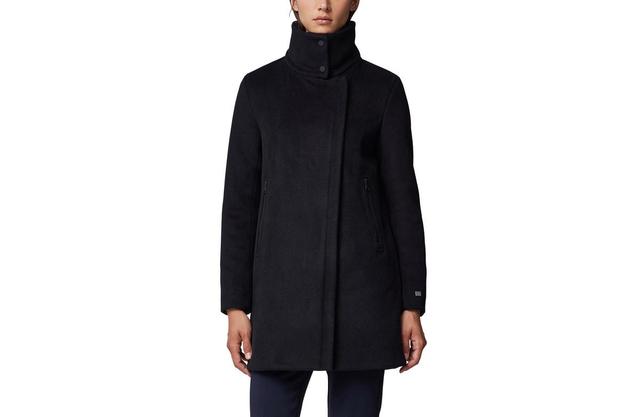 Womens Abbi Wool Straight-Fit Coat Product Image