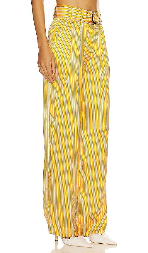 Equipment Armand Trouser in Yellow. Product Image